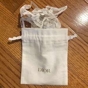 Authentic Dior pouch with Dior stuffing 6”/5”